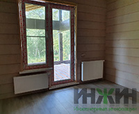 Радиаторное отопление, монтаж в деревянном доме в КП "Новорижский Эдем"