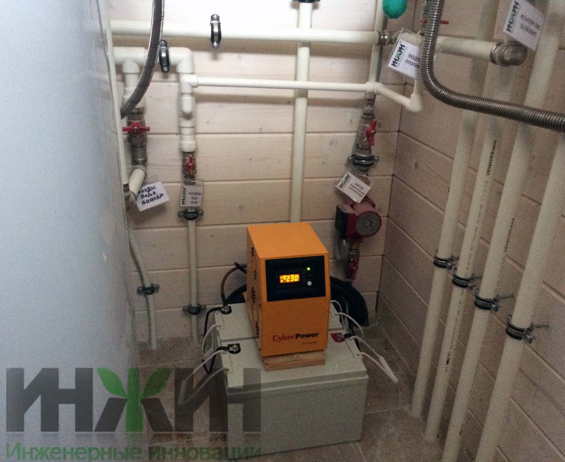Монтаж источника резервного электропитания для дома в Тверской области