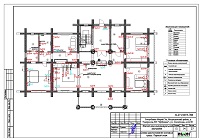 Проект электрики - розетки 1 этажа дома в республике Марий Эл