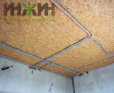 Монтаж электропроводки в доме 041