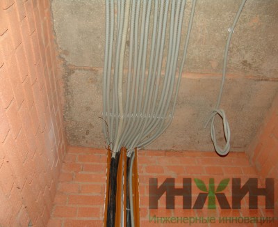 Монтаж электрики в кирпичном доме 484