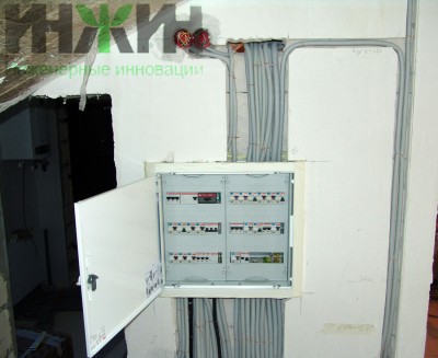 Монтаж электрики в газоблочном доме 533