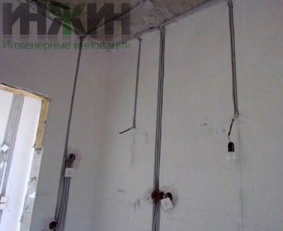 Монтаж электрики в газоблочном доме 507