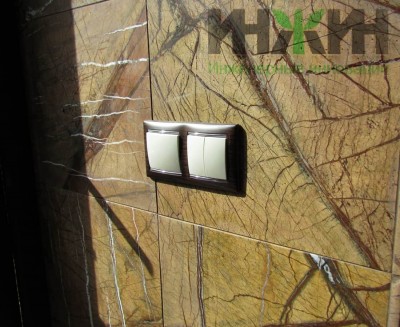 Монтаж электрики, установка выключателей 073