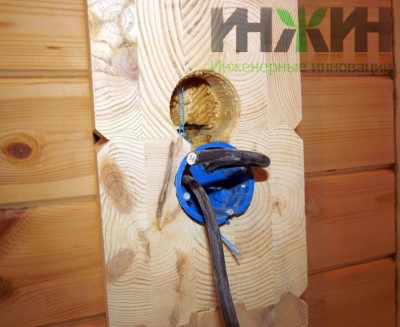 Электромонтаж в деревянном доме 084