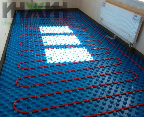 Монтаж теплого пола водяного, фото 385
