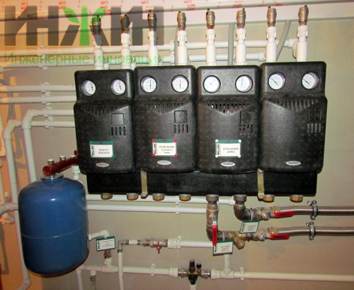 Монтаж насосных групп Meibes в котельной, фото 011