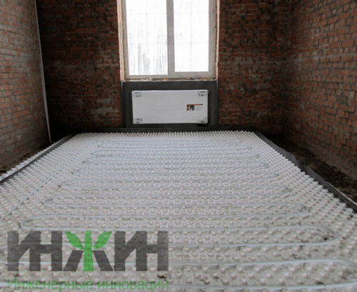 Отопление и теплый пол в доме 035