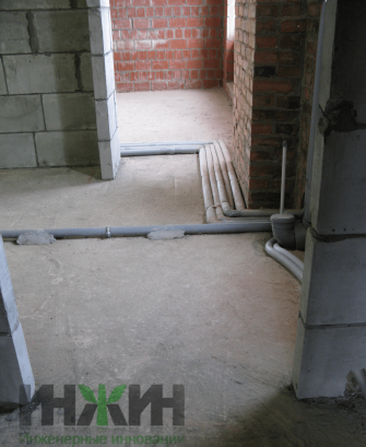 Монтаж отопления в доме КП 