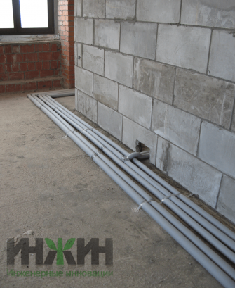 Монтаж отопления в кирпичном доме 045