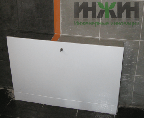 Монтаж отопления, коллекторный шкаф 053