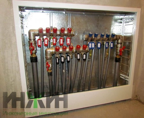 Монтаж коллектора водопровода в таунхаусе, фото 299