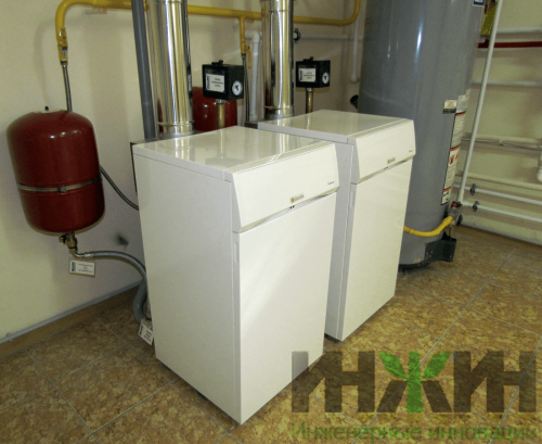 Монтаж газовых котлов Beretta в котельной, фото 058