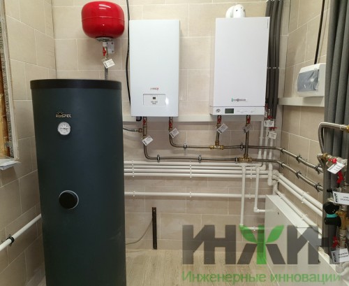 Котельная дома, монтаж, фото 331