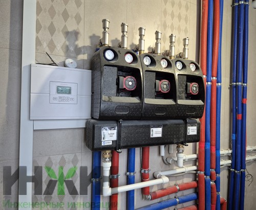 Монтаж котельной загородного дома, фото 449