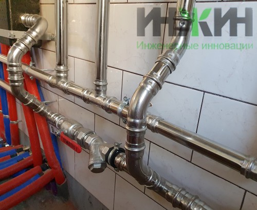 Монтаж котельной дома с бассейном, фото 397