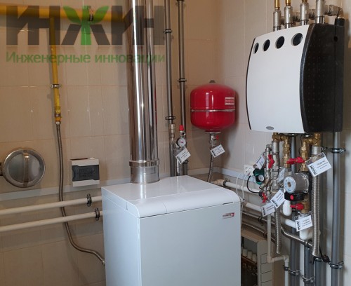 Котельная дома, монтаж, фото 324