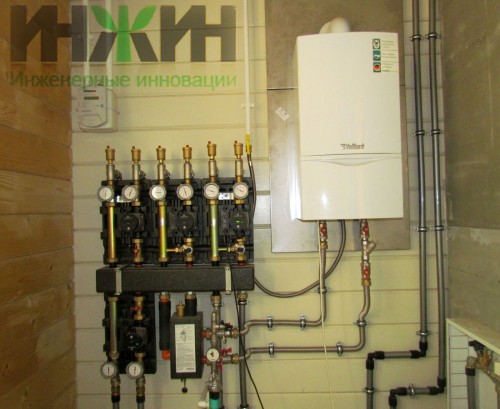 Монтаж котельной дома из бруса, фото 290