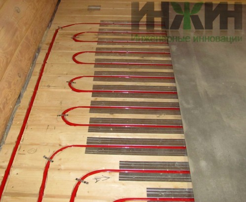 Монтаж теплого пола в деревянном доме, фото 651