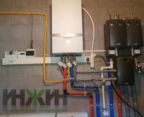 Котельная дома, монтаж, фото 372