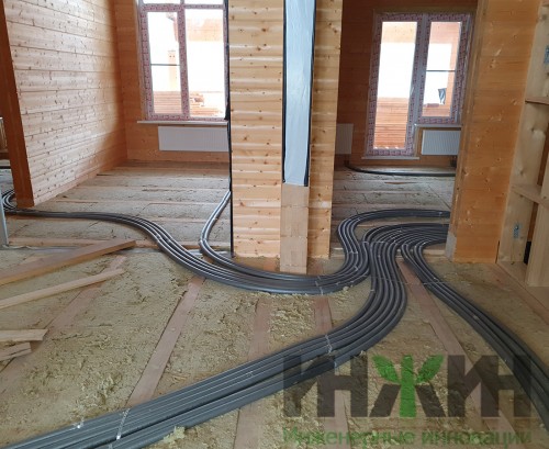 Монтаж отопления в деревянном доме, фото 937