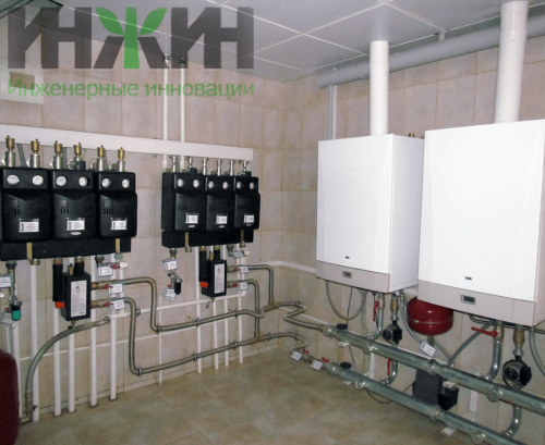 Монтаж котельной с двумя котлами Baxi, фото 072