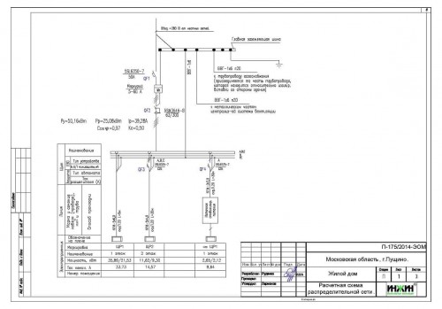 Проект электрики частного дома, пример 128