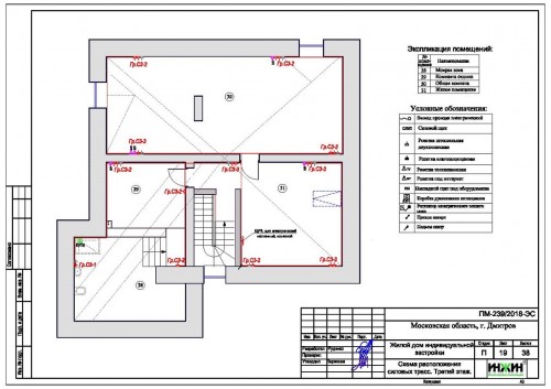 Проект электрики для частного дома