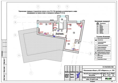 Проект электрики дома пример 492