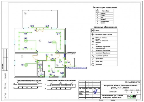 Пример проекта электрики 249