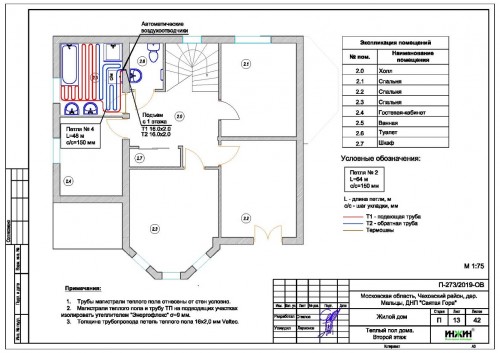 Проект отопления частного дома 1191