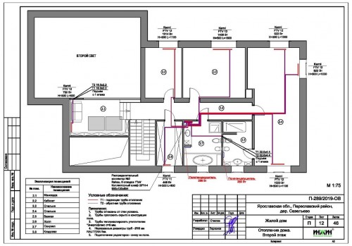 Проект отопления частного дома 1226