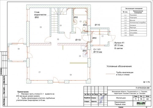 Проект отопления частного дома, пример 2231
