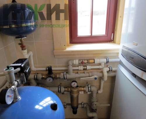 Монтаж трубопроводов котельной, фото 098