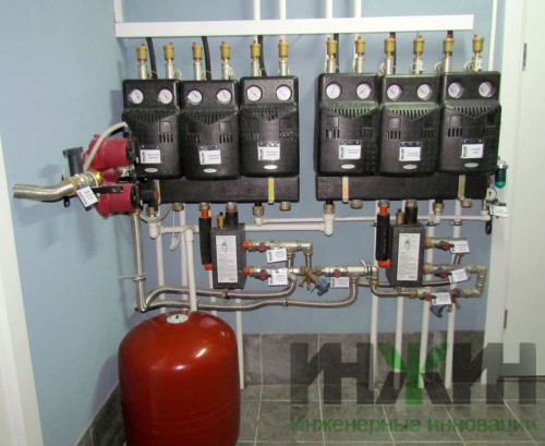 Монтаж коллекторов с насосными группами Mebes, фото 160