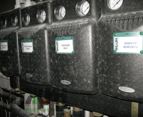 Коллектор котельной Meibes, фото котельной 117