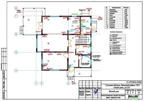 Проект электрики, проект для дома 223