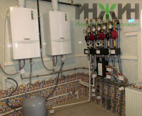 Монтаж котельной Vaillant и коллектора Meibes, фото 154