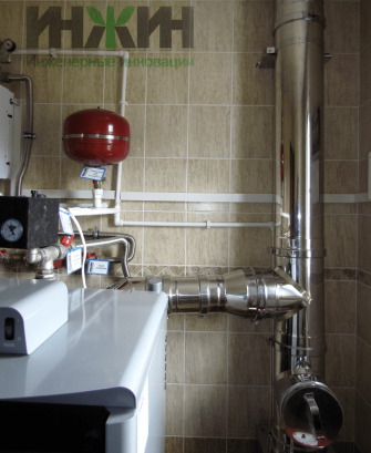 Монтаж котла на твердом топливе Dakon, фото 131