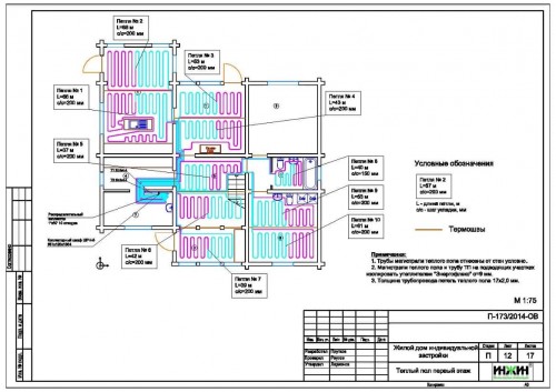 Пример проекта отопления 283