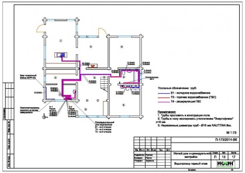Пример проекта отопления 282