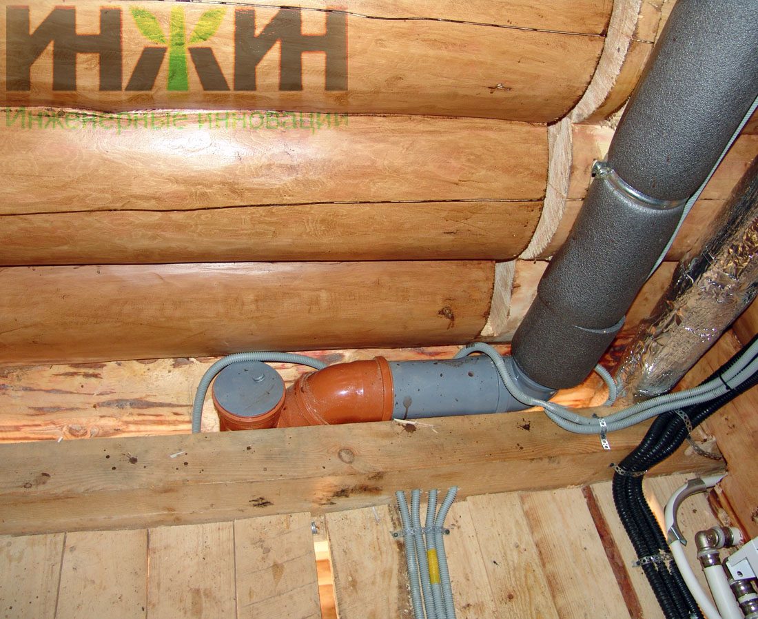 Монтаж вывода канализации для унитаза в доме