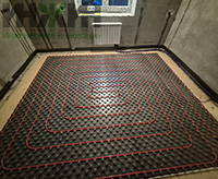 Монтаж теплого пола в детской дома в КП "Березовый парк 4"