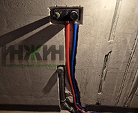 Монтаж точек водопровода дома в КП "Березовый парк 4"