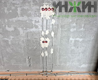 Монтаж электрики в стенах дома (КП "Березовый парк 4") (1 этаж)