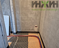 Монтаж кабелей для освещения и розеток дома в КП "Березовый парк 4" (коридор)