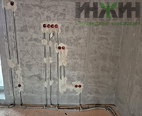 Монтаж электрики в доме в КП "Березовый парк 4"