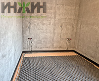 Монтаж электрики по потолку и в стенах дома в КП "Березовый парк 4"