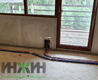 Монтаж коллекторной системы радиаторного отопления в доме в дер. Давыдово