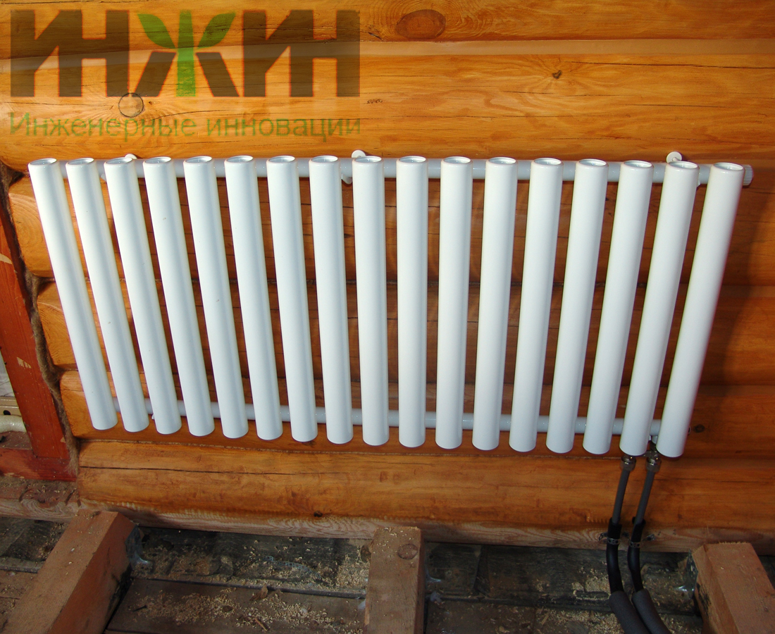 Отопление в деревянном доме, коллекторная схема в Московской области 624